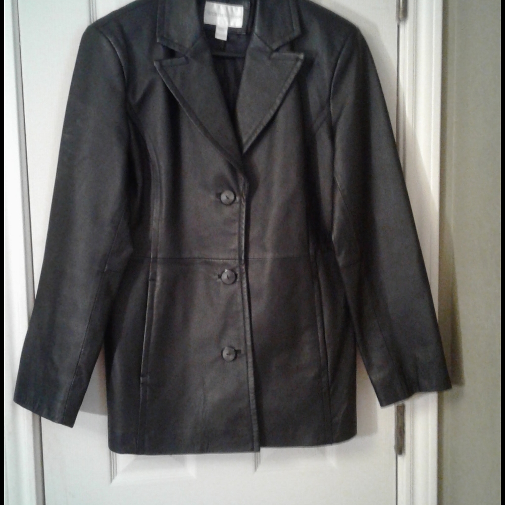 Leather jacket